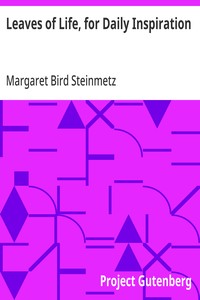 Cover of Leaves of Life, for Daily Inspiration — Edition Insights