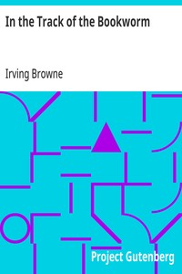 Cover of In the Track of the Bookworm — Reading Notes