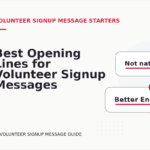 Best Opening Lines for Volunteer Signup Messages