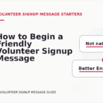 How to Begin a Friendly Volunteer Signup Message