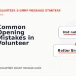 Common Opening Mistakes in Volunteer Signup Messages