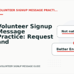 Volunteer Signup Message Practice: Request and Reply Examples