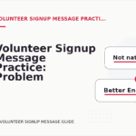 Volunteer Signup Message Practice: Problem and Solution Replies