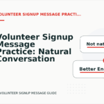 Volunteer Signup Message Practice: Natural Conversation Lines